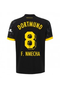 Borussia Dortmund Felix Nmecha #8 Jalkapallovaatteet Vieraspaita 2023-24 Lyhythihainen